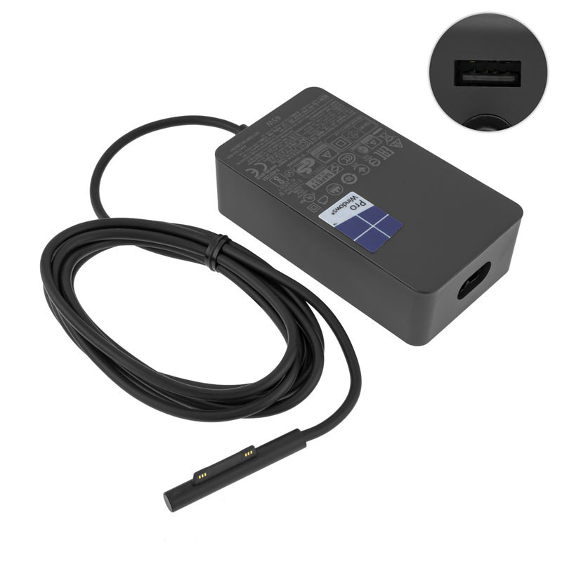 Блок живлення MICROSOFT 15v 4a 65w для планшета Pro 3 4 5 6 pin 6 зарядний пристрій мережевий адаптер 15 V 4 A 65 W
