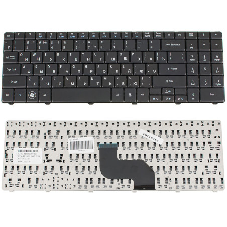 Клавіатура для ACER ноутбука сумісна з великою кількістю моделей AS 5516 5517 5532 5534 5732 5732z EM E525 E625 E735