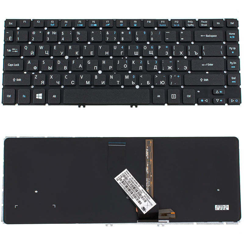 Клавиатура для ACER ноутбука совместима с моделями AS V5-431 V5-471 V5 431 471 14.0