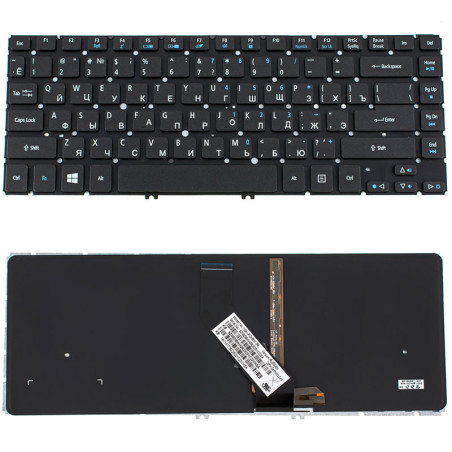 Клавиатура для ACER ноутбука совместима с моделями AS V5-431 V5-471 V5 431 471 14.0
