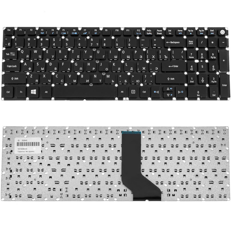 Клавіатура для ACER ноутбука сумісна з моделями AS E5 - 522 E5 573 522 E5 - 573