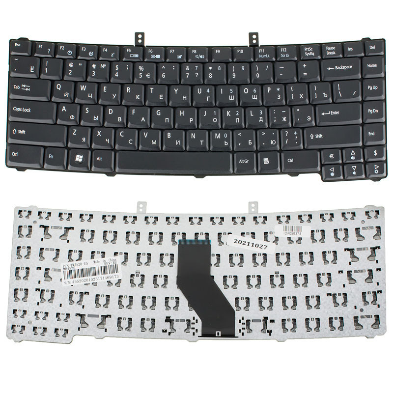 Клавіатура для ACER ноутбука сумісна з моделями EX 4120 4220 4420 4630 5120 TM 4320 4720 5220 5310 5520 5720