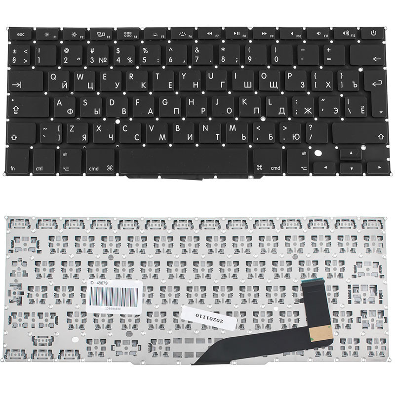 Клавиатура для APPLE ноутбука совместима с моделями MacBook Pro Retina A1398 2012 2013 2014 2015