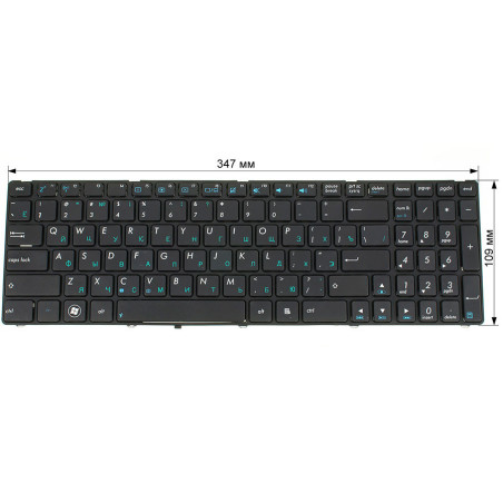 Клавиатура для ASUS ноутбука совместима с большим количеством моделей A52 K52 X54 N53 N61 N73 N90 P53 X54 X55 X61 K52 version