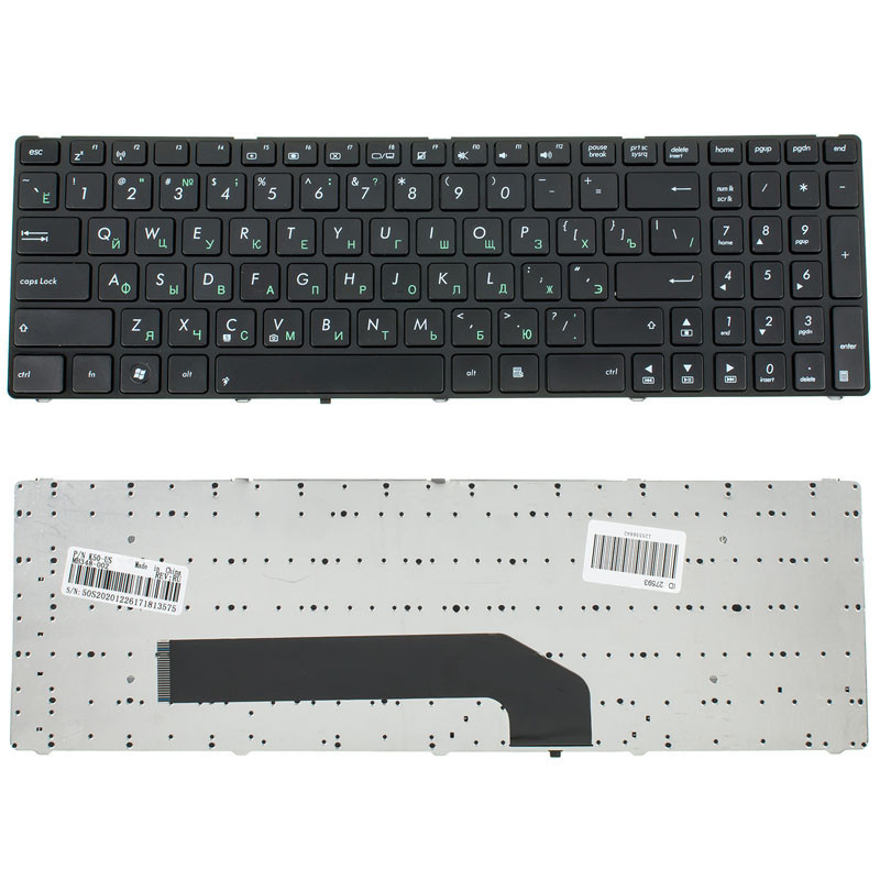 Клавиатура для ASUS ноутбука совместима с моделями K50 K51 K60 K61 K70 F52 P50 X5