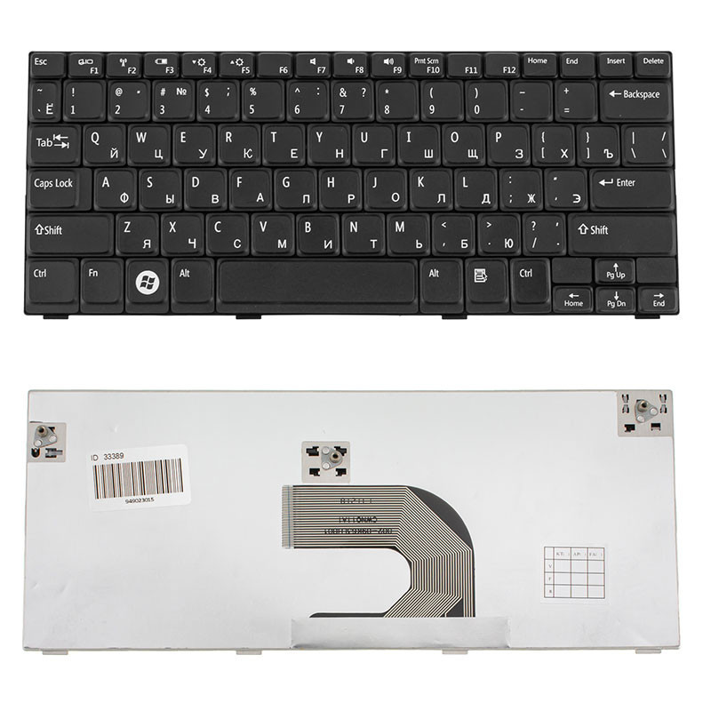 Клавіатура для DELL ноутбука сумісна з моделями Inspiron Mini 1012 1018