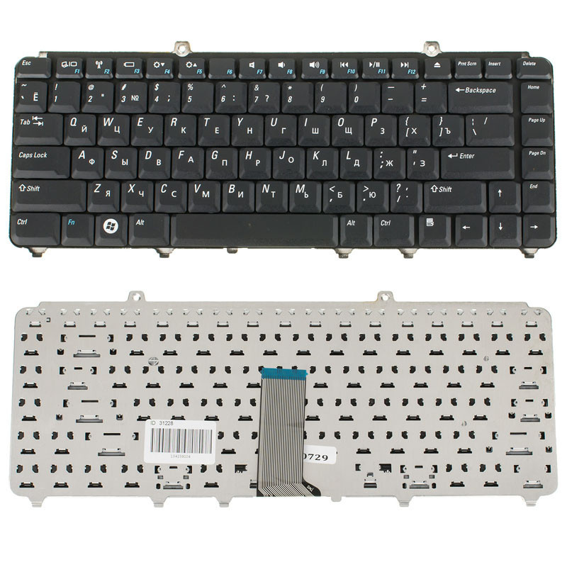 Клавіатура для DELL ноутбука сумісна з моделями Inspiron 1420 1521 1545 Vostro 1400 1500 XPS M1330 M1420 M1530