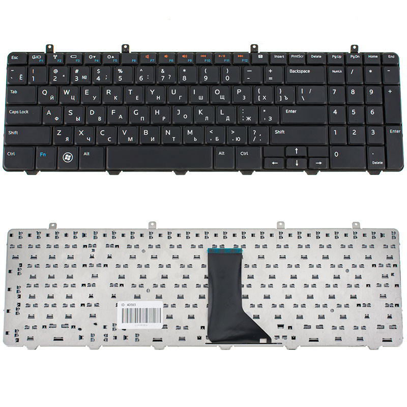 Клавиатура для DELL ноутбука совместима с моделями Inspiron 1564