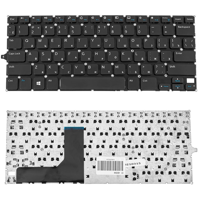 Клавіатура для DELL ноутбука сумісна з моделями Inspiron 3147 3148 Клавіатура для DELL ноутбука сумісна з моделями Inspiron 3147 3148