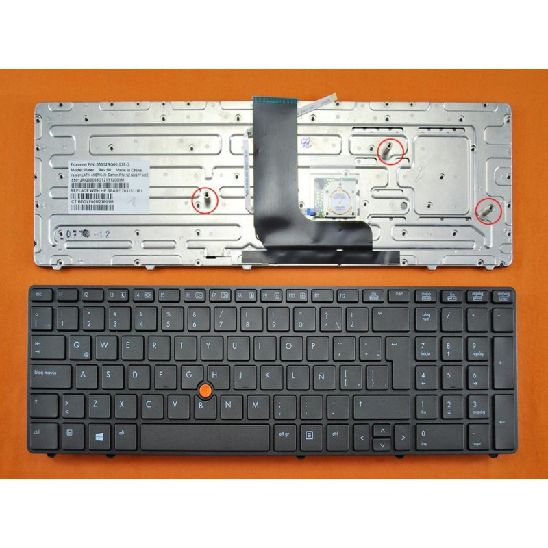 Клавиатура HP EliteBook 8560W 8570W 55012AF00-035-G 9Z.N6GBF.B0R 690647-251 55012RQ00-035-G 9Z.N6GBF.H1E 703151-161 Клавиатура HP EliteBook 8560W 8570W 55012AF00-035-G 9Z.N6GBF.B0R 690647-251 55012RQ00-035-G 9Z.N6GBF.H1E 703151-161