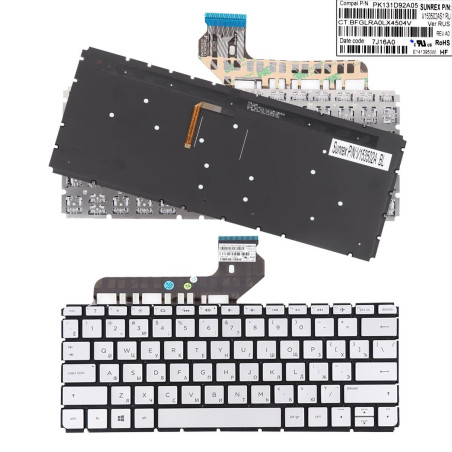 Клавиатура HP Envy 13-D 13-d010nr 13-D061SA 13-d007tu PK131D91AD7 PK131D92A05 V153502AS1