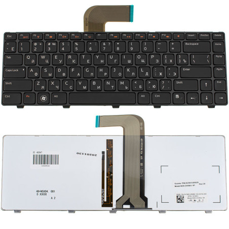 Клавіатура для DELL ноутбука сумісна з моделями Inspiron 5520 M4110 M5040 M5050 N4110 N5040 N5050 Vostro 1540 3550 XPS L502