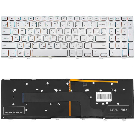 Клавиатура для DELL ноутбука совместима с моделями Inspiron 7537