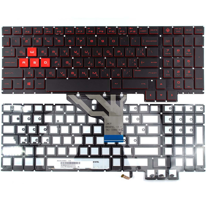 Клавиатура HP Omen 15-CE 15T-CE 9Z.NEABQ.101 HPM17K73USJ920 924005-001 929478-DB1 929478-161 929478-001 HPM17K83USJ92 Клавиатура HP Omen 15-CE 15T-CE 9Z.NEABQ.101 HPM17K73USJ920 924005-001 929478-DB1 929478-161 929478-001 HPM17K83USJ92