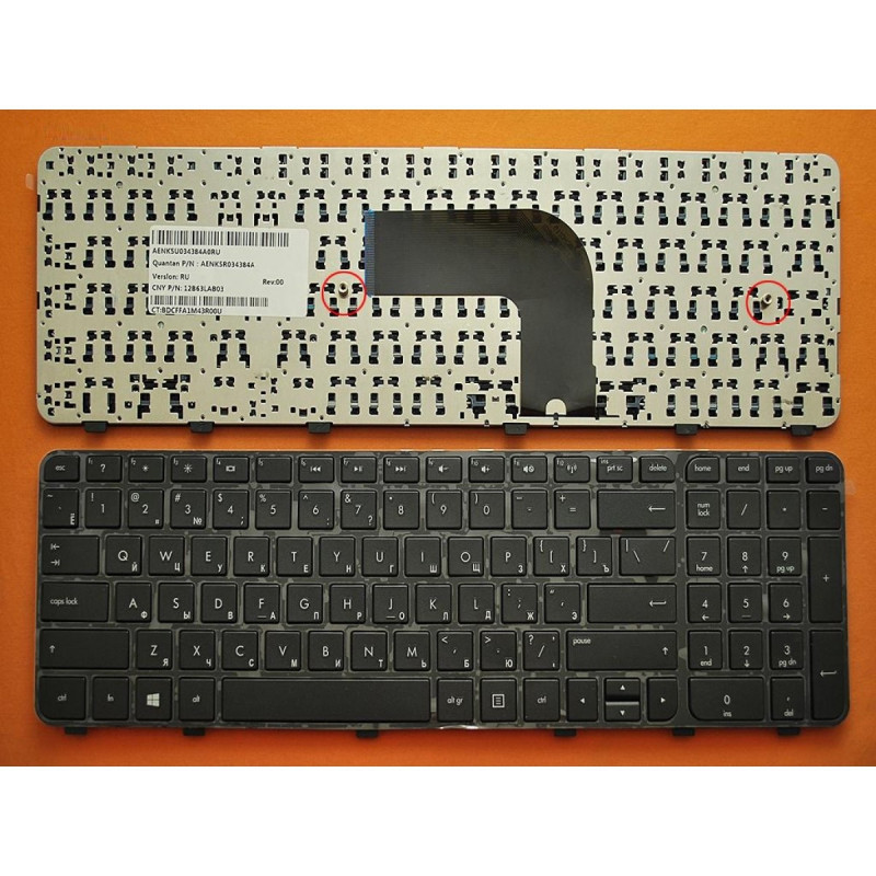 Клавиатура HP Pavilion dv6-7000 dv6t-7000 dv6z-7000 AENK5U034384A0RU AENK5U034384A0 12B63LAB03 BDCFFA1M43R00U 697454