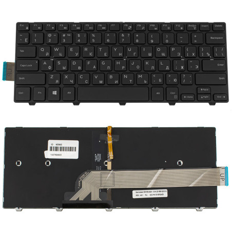 Клавиатура для DELL ноутбука совместима с моделями Vostro 3458 3459 Latitude 3450