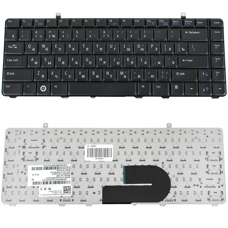 Клавиатура для DELL ноутбука совместима с моделями Vostro A840 A860 1014 1015 1088