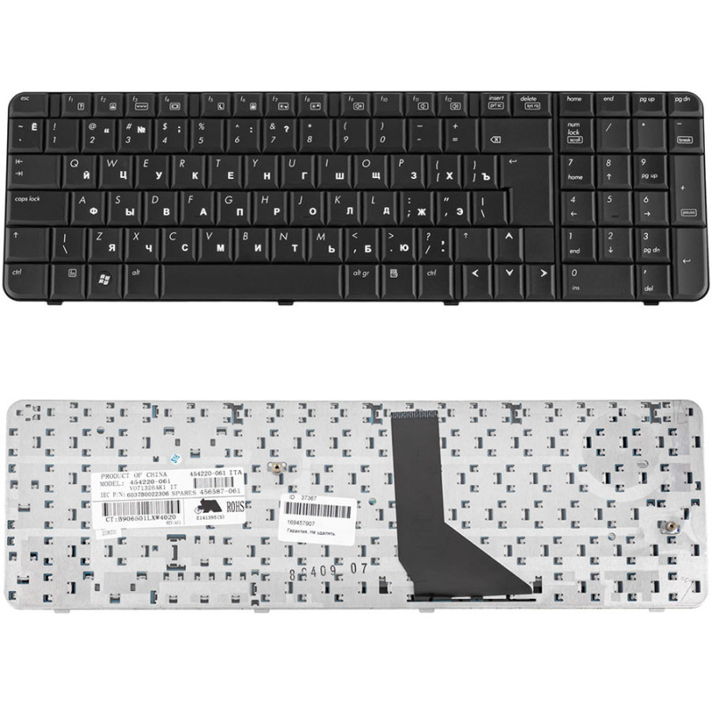 Клавіатура для HP ноутбука сумісна з моделями Compaq 6820 6820s