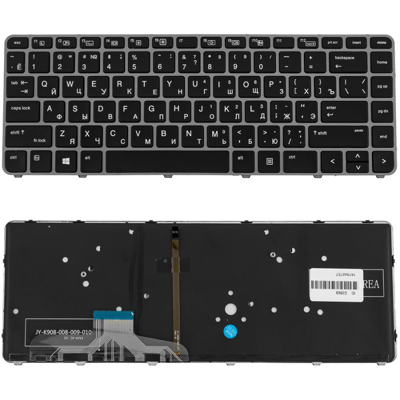 Клавіатура для HP ноутбука сумісна з моделями EliteBook 1040 G3