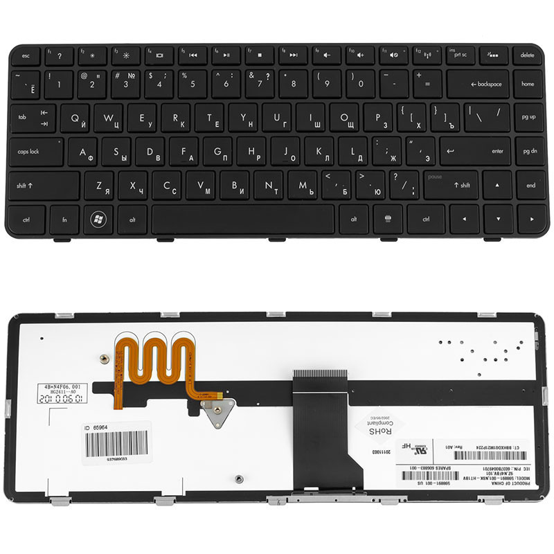Клавиатура для HP ноутбука совместима с моделями Pavilion dm4-1000 dv5-2000 dm4 1000 dv5 2000