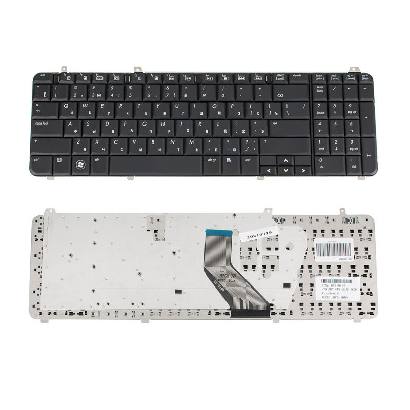 Клавіатура для HP ноутбука сумісна з моделями Pavilion dv6 - 1000 dv6 - 2000 dv6t - 1000 dv6t - 2300 dv6z - 1000 dv6 dv6t 2300 d