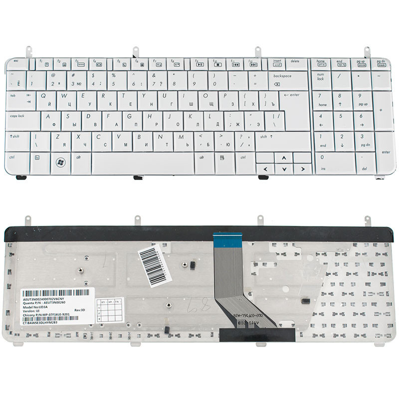 Клавиатура для HP ноутбука совместима с моделями Pavilion dv7-2000 dv7t-2000 dv7-3000 dv7t-3000 dv7 2000 dv7t 3000
