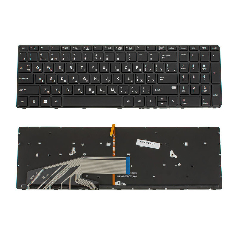 Клавиатура для HP ноутбука совместима с моделями ProBook 450 G3 455 470 Клавиатура для HP ноутбука совместима с моделями ProBook 450 G3 455 470