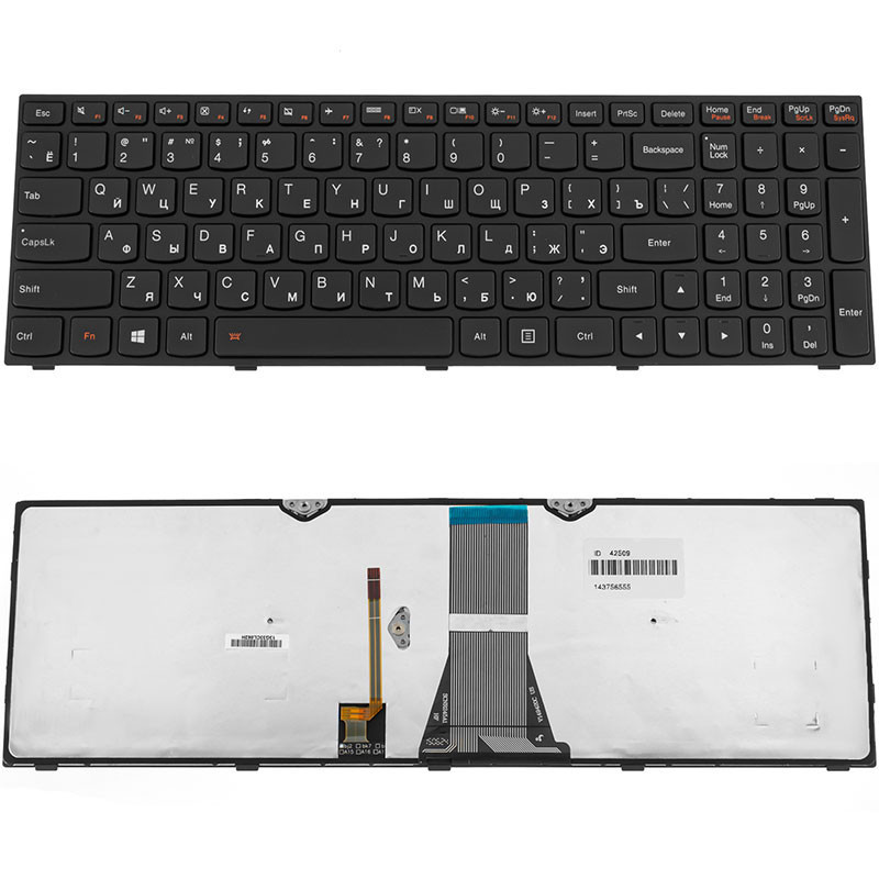 Клавіатура для LENOVO ноутбука сумісна з моделями G50 - 30 G50 - 45 G50 - 70 Z50 - 70 Z50 - 75 Flex 2-15 G50 30 45 70 Z50 75 2 1