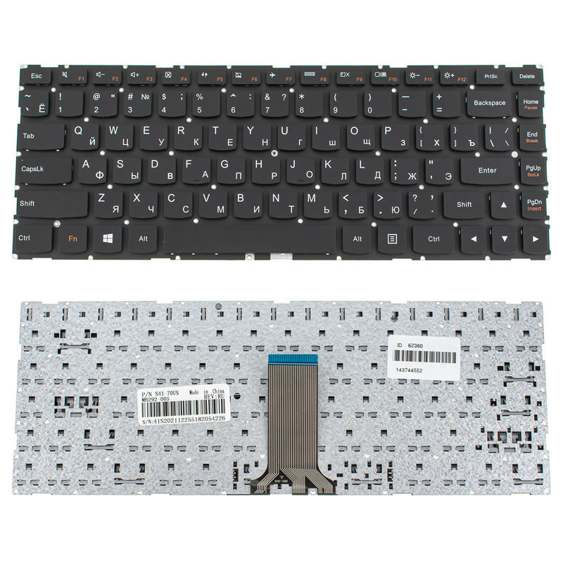 Клавиатура для LENOVO ноутбука совместима с моделями IdeaPad 100S-14IBR 100S 14IBR Клавиатура для LENOVO ноутбука совместима с моделями IdeaPad 100S-14IBR 100S 14IBR