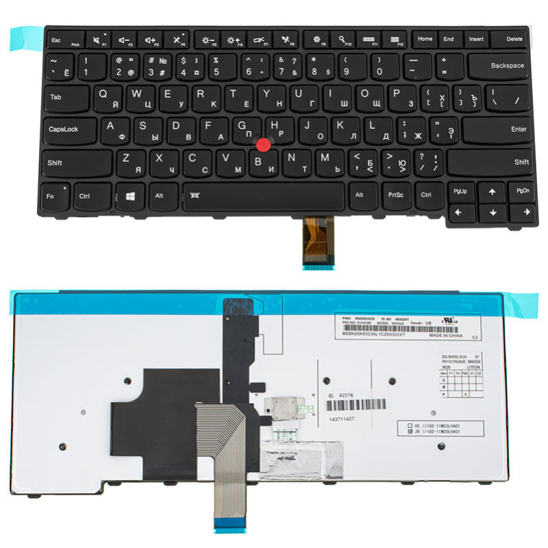 Клавиатура для LENOVO ноутбука совместима с моделями ThinkPad Edge T431S T440 T440P T440S