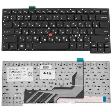 Клавіатура для LENOVO ноутбука сумісна з моделями ThinkPad S431 S440