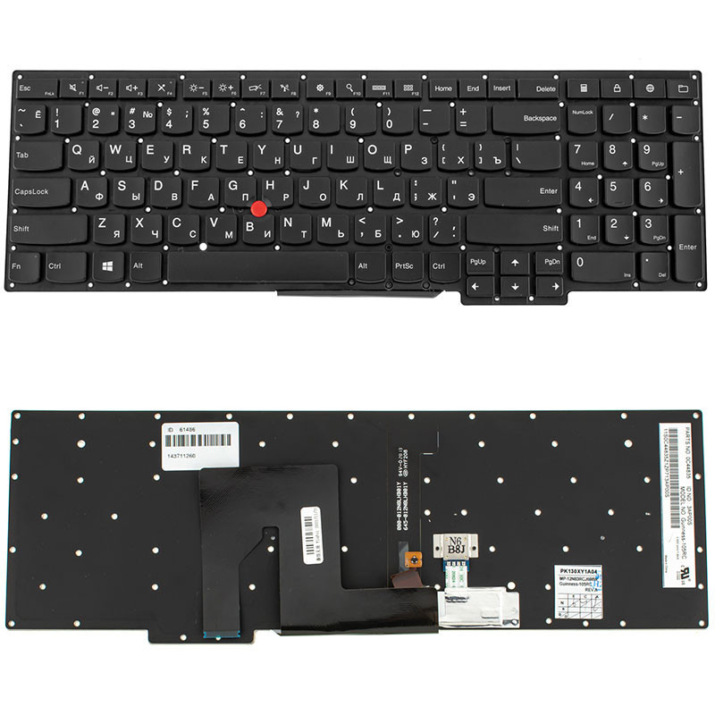 Клавиатура для LENOVO ноутбука совместима с моделями ThinkPad S531 S540