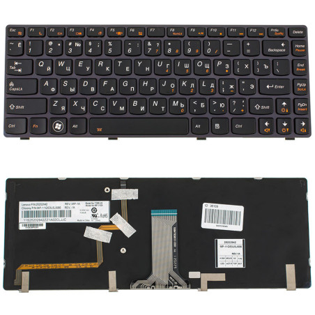 Клавиатура для LENOVO ноутбука совместима с моделями Y480 Y485