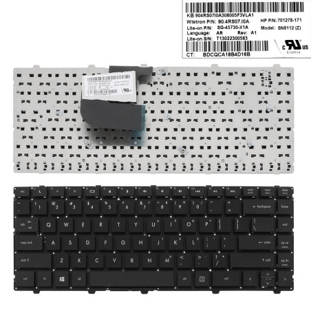 Клавиатура HP ProBook 4340S 4341S 4441S 9Z.N7VSW.001 CH0SW 701278-171 701278-001 701278-251 SN8112 90.4RS07.I0A SG-45