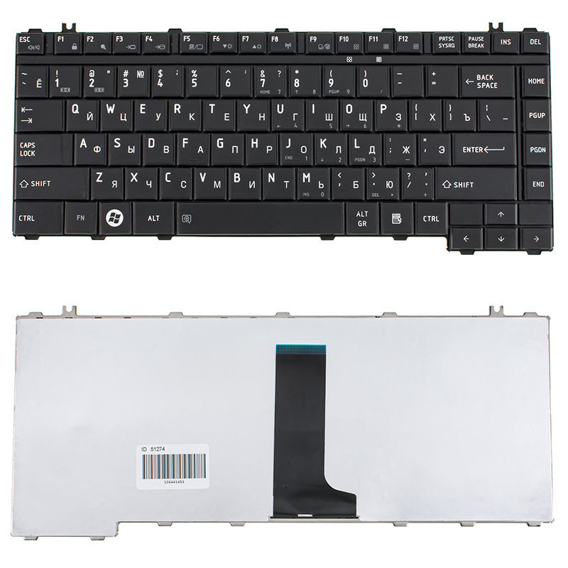 Клавиатура для TOSHIBA ноутбука совместима с моделями A200 A205 A300 A350 M200 M300 M305 M500 M505 L300