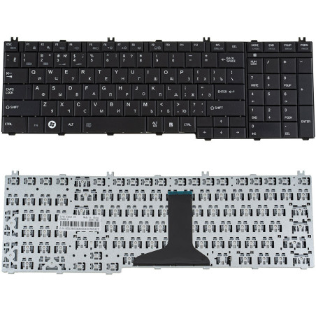 Клавіатура для TOSHIBA ноутбука сумісна з моделями C650 C655 L650 L655 C660 L670 L675