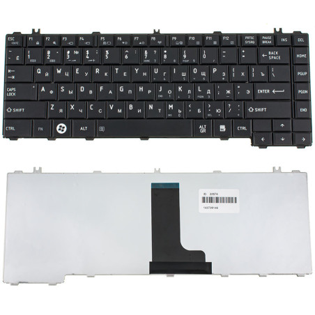 Клавіатура для TOSHIBA ноутбука сумісна з моделями L600 L630 L635 L640 L645 C600 C640 C645