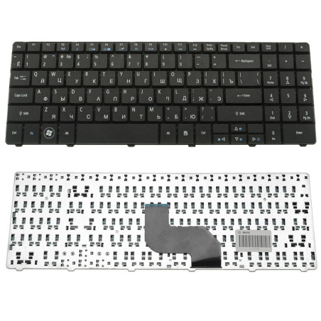 Клавіатура для ACER ноутбука сумісна з моделями AS 5516 5517 5532 5534 5732 5732z EM E525 E625 E735