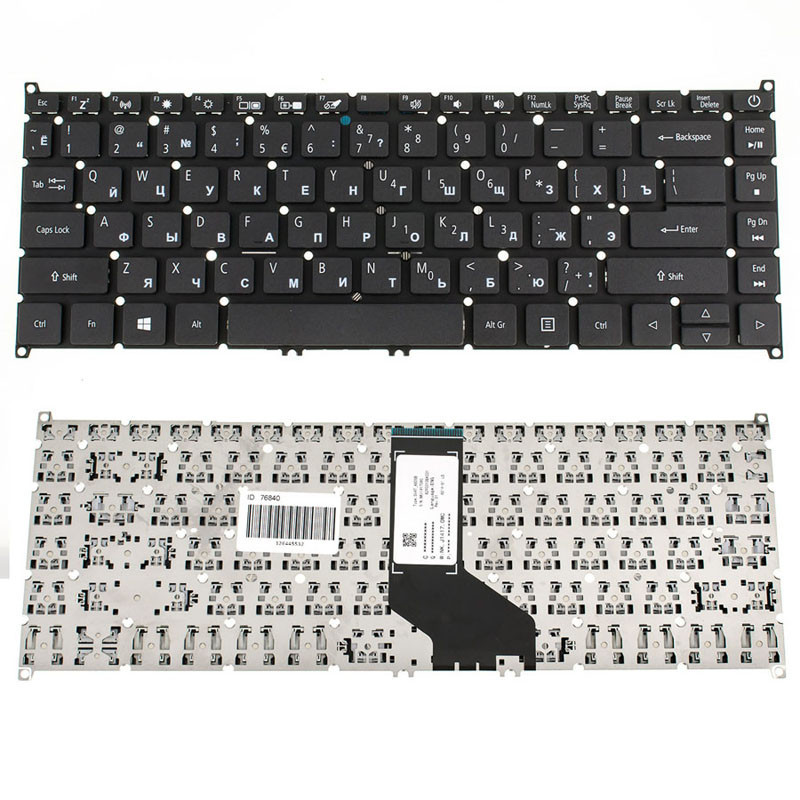 Клавиатура для ACER ноутбука совместима с моделями AS A314-33 A314 33