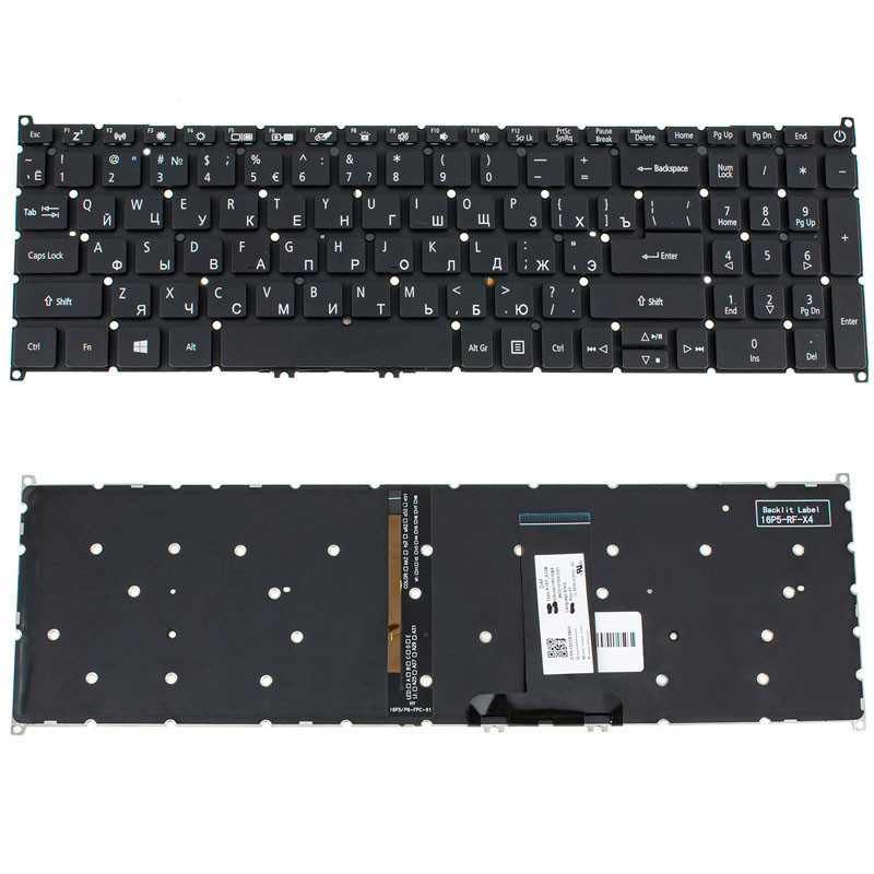 Клавіатура для ACER ноутбука сумісна з моделями AS A317 - 51 A317 - 32 A317 51 32