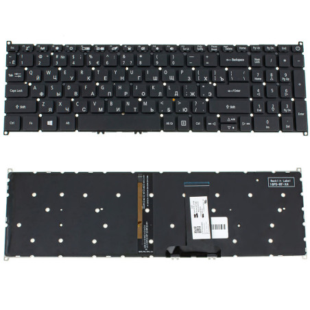 Клавіатура для ACER ноутбука сумісна з моделями AS A317 - 51 A317 - 32 A317 51 32