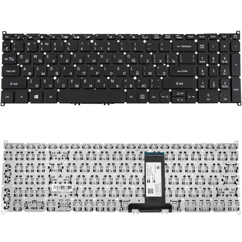 Клавіатура для ACER ноутбука сумісна з моделями AS A317 - 53 A317 53