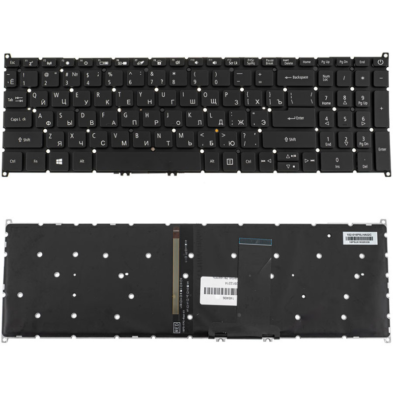 Клавиатура для ACER ноутбука совместима с моделями AS A317-53 A317 53