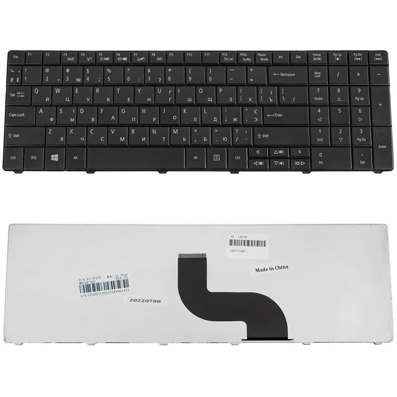 Клавиатура для ACER ноутбука совместима с моделями AS E1-521 E1-531 E1-571 TM 5335 5542 5735 5740 5744 7740 8571 8572 521 571