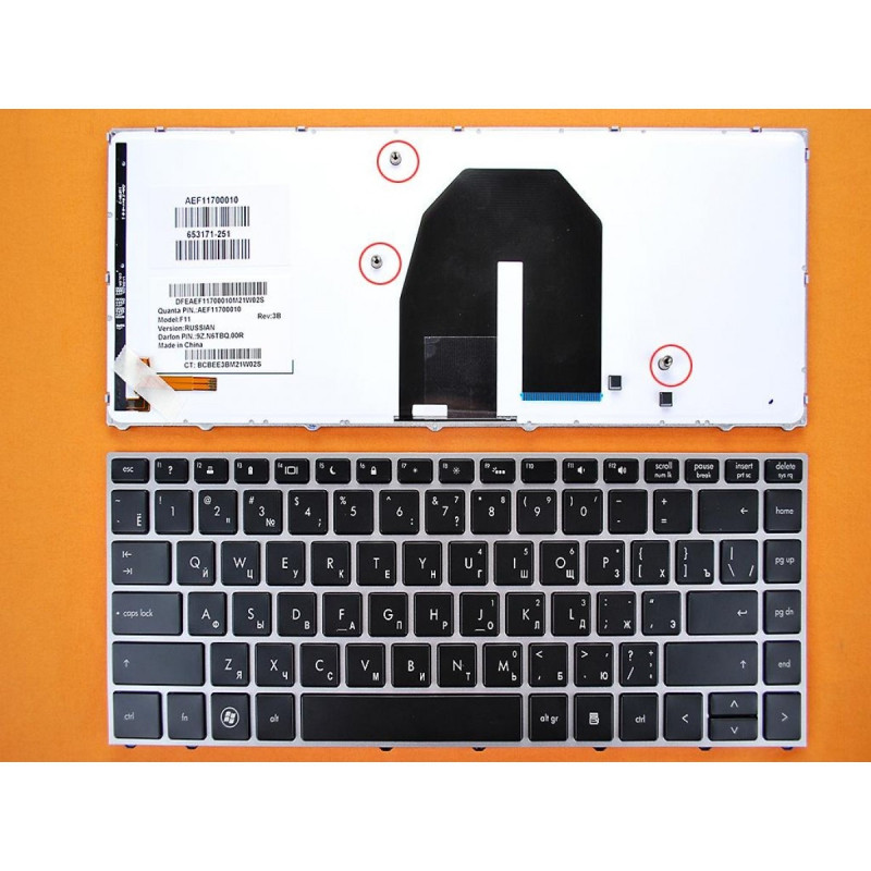 Клавиатура HP ProBook 5330 5330M AEF11700010 653171-251 DFEAEF11700010M21W03E 9Z.N6TBQ.00R BCBEE3BM21W03E