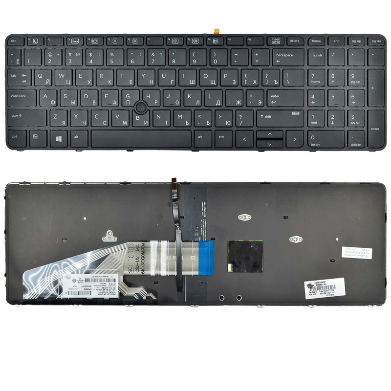 Клавиатура HP Probook 650 G2 655 G2 908688-001 841145-001 831023-001 NSK-CZ1BV 9Z.NCGBV.101 9ZNCGBV101 6037B0115301