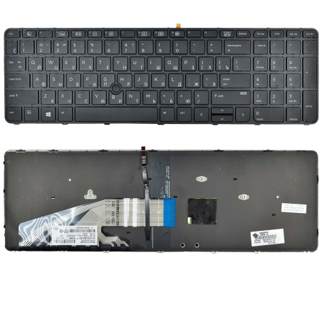 Клавиатура HP Probook 650 G2 655 G2 908688-001 841145-001 831023-001 NSK-CZ1BV 9Z.NCGBV.101 9ZNCGBV101 6037B0115301