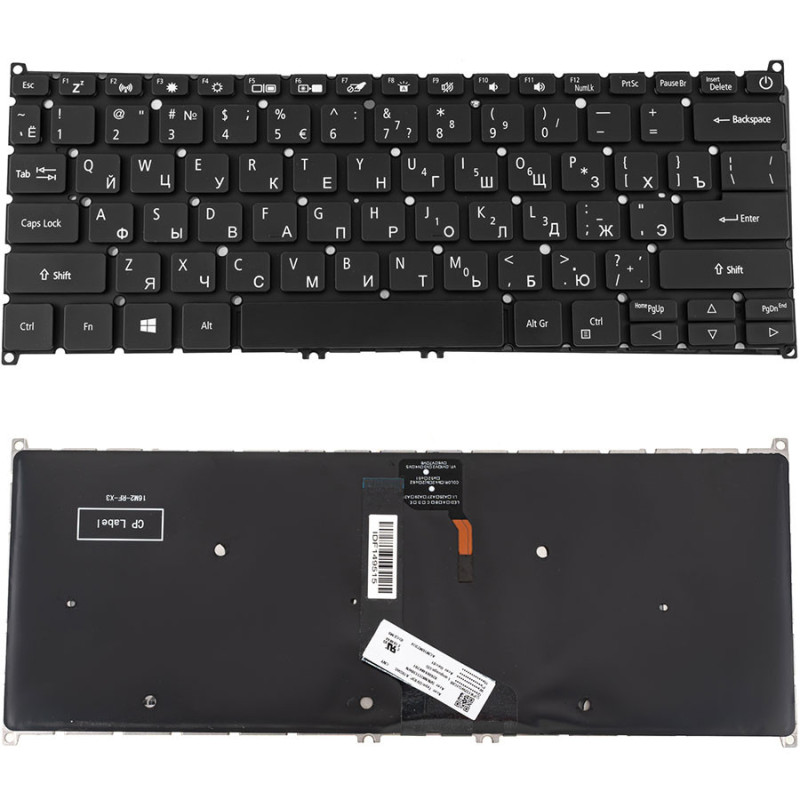 Клавиатура для ACER ноутбука совместима с моделями AS SF514-56 SF514 56