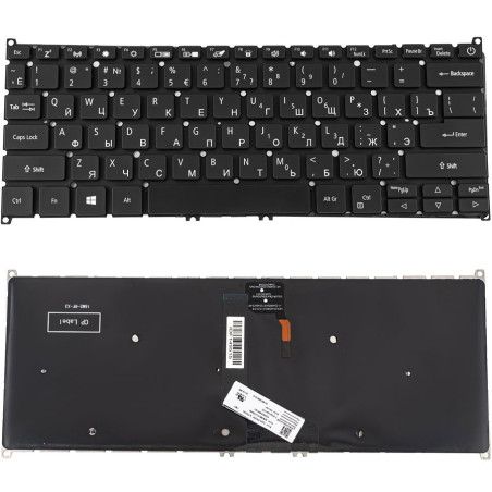 Клавиатура для ACER ноутбука совместима с моделями AS SF514-56 SF514 56