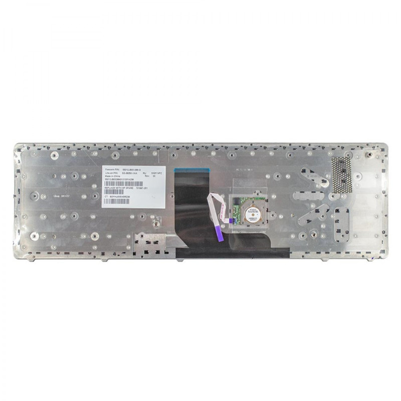 Клавиатура HP ProBook 6560B EliteBook 8570P 8560P 55012JB00-289-G SG-39350-XAA SN3114PZ 701987-251 9Z.N6GUF.K01 9Z.N6